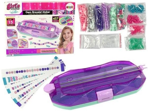 Zestaw do robienia bransoletek, Leantoys