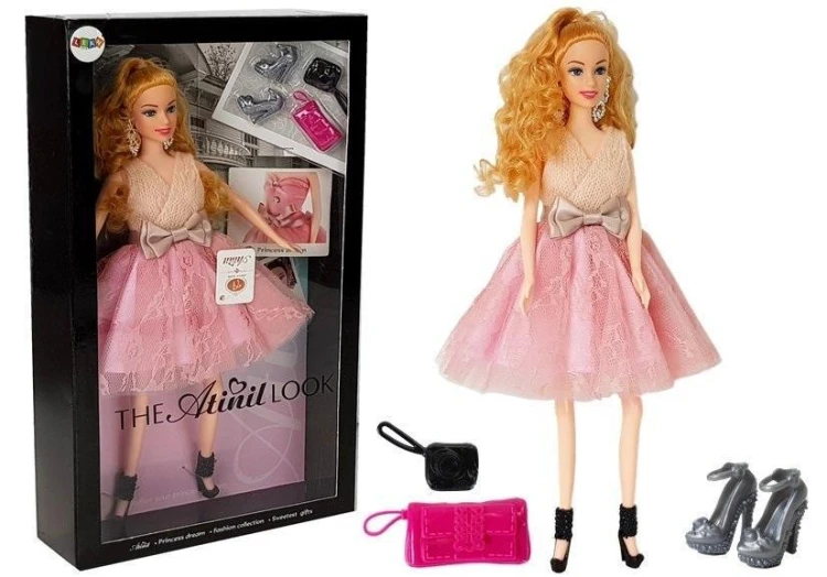 Lalka modelka + akcesoria 28cm, Leantoys