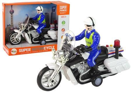 Motocykl policyjny z dżwiękiem, Leantoys