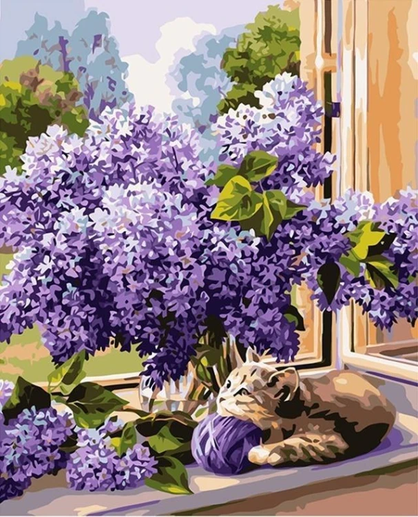 Malowanie po numerach 40x50 Bez, Koh-I-Noor