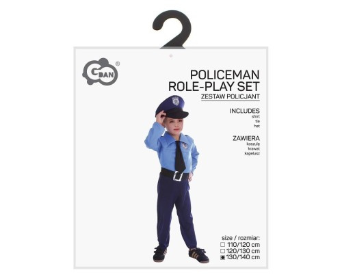 Strój dla dzieci Policjant 130/140cm