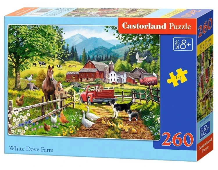Puzzle 260 White Dove Farm CASTOR, Castorland