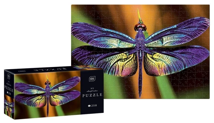 Puzzle 250 Colourful Nature 3 Dragonfly, INTERDRUK