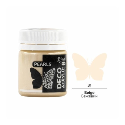 Farba akrylowa perłowa beige 71 20ml, Rosa