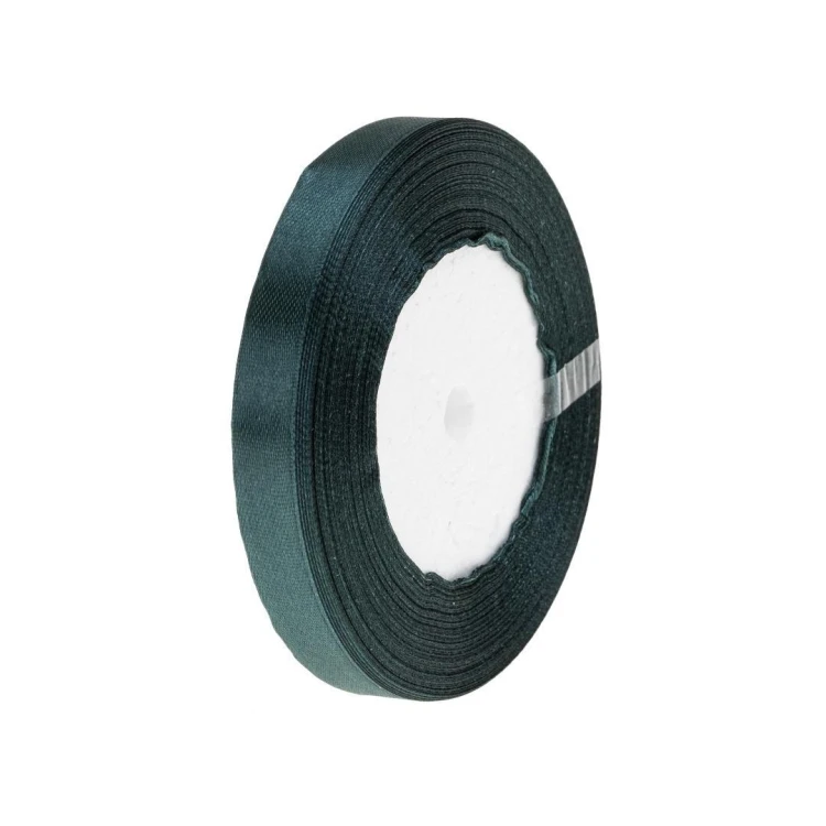 Wstążka satynowa 74 zieleń butelkowa 12mm/32m