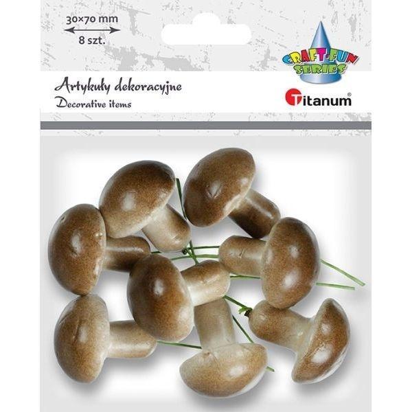 Borowiki styropianowe 25x30mm na druciku 40mm 8szt