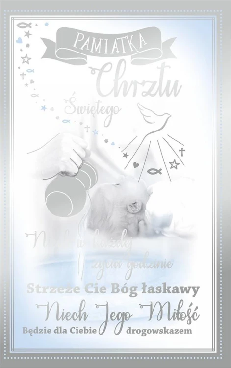 Kartka okolicznościowa Chrzest CH04