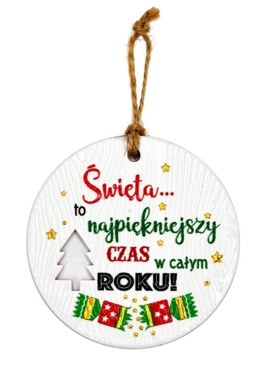 Zawieszka ceramiczna Boże Narodzenie