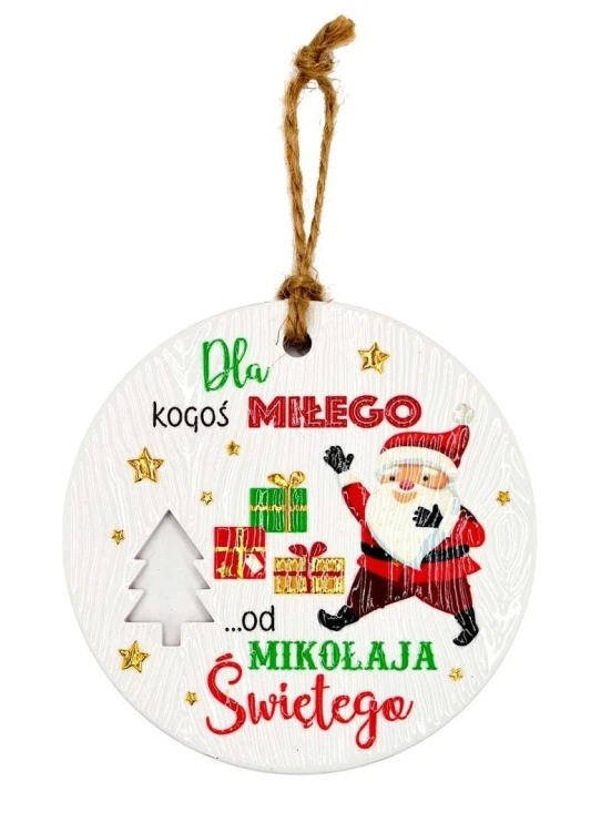 Zawieszka ceramiczna Boże Narodzenie
