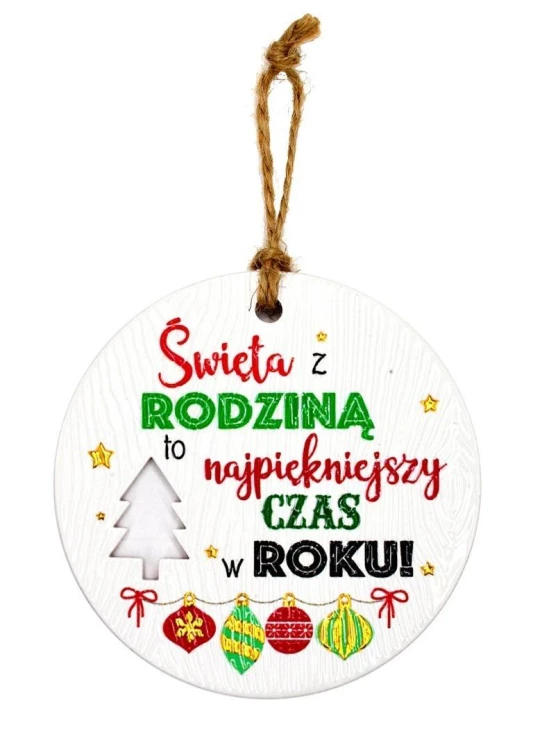 Zawieszka ceramiczna Boże Narodzenie