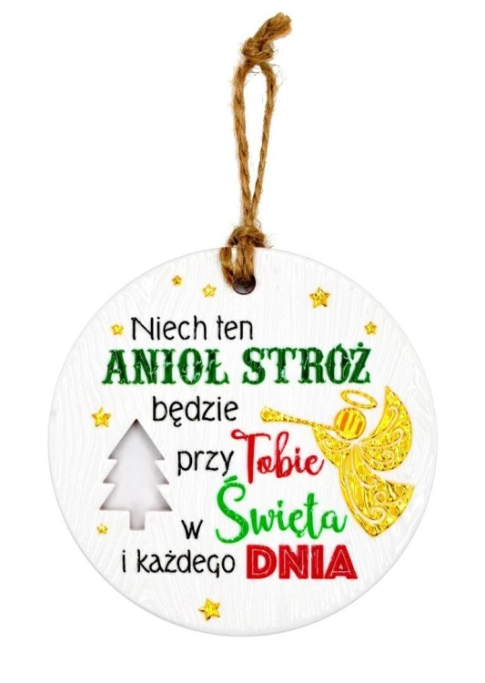 Zawieszka ceramiczna Boże Narodzenie
