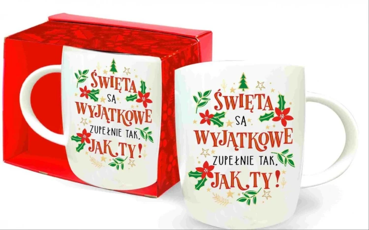 Kubek Boże Narodzenie Święta są wyjątkowe jak Ty