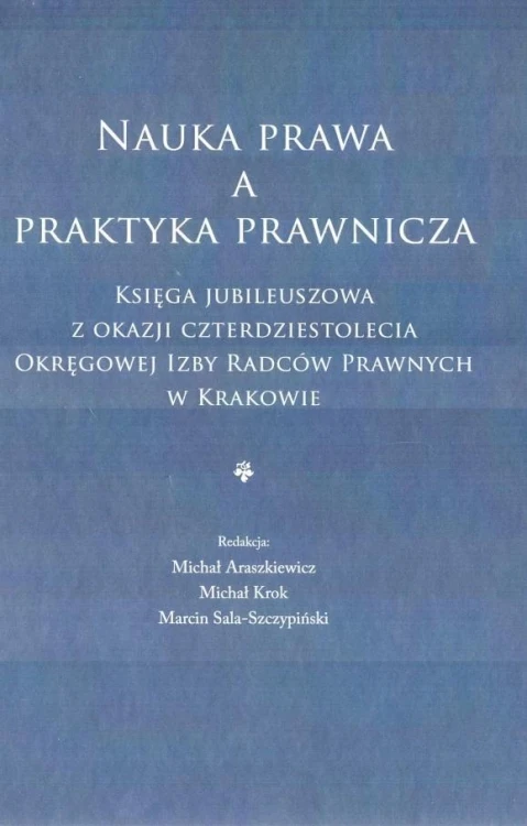 Nauka prawa a praktyka prawnicza