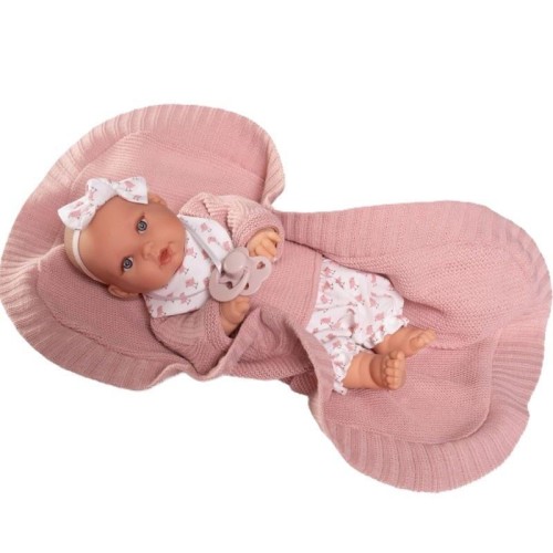 Lalka hiszpańska Kika z kocykiem 27cm