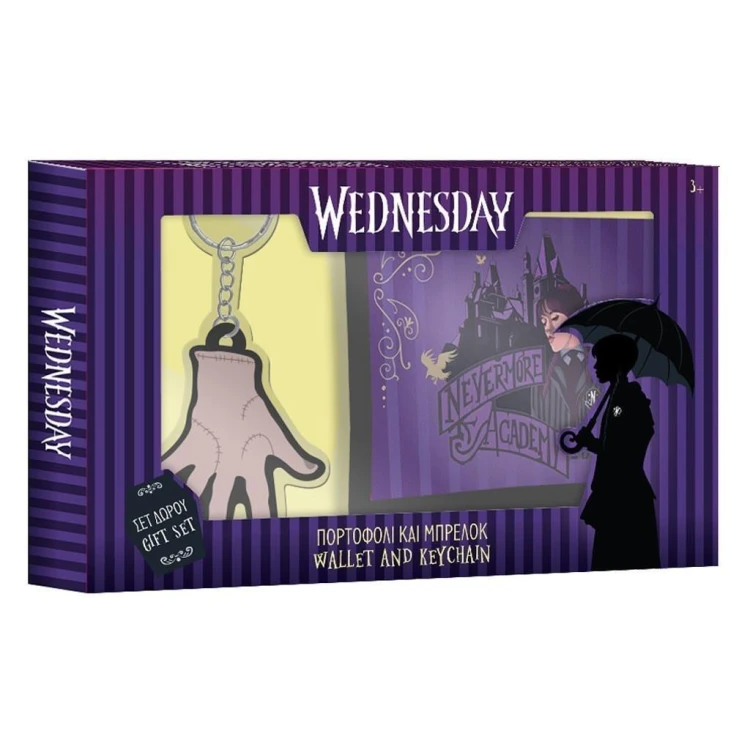 Portfel z breloczkiem Wednesday