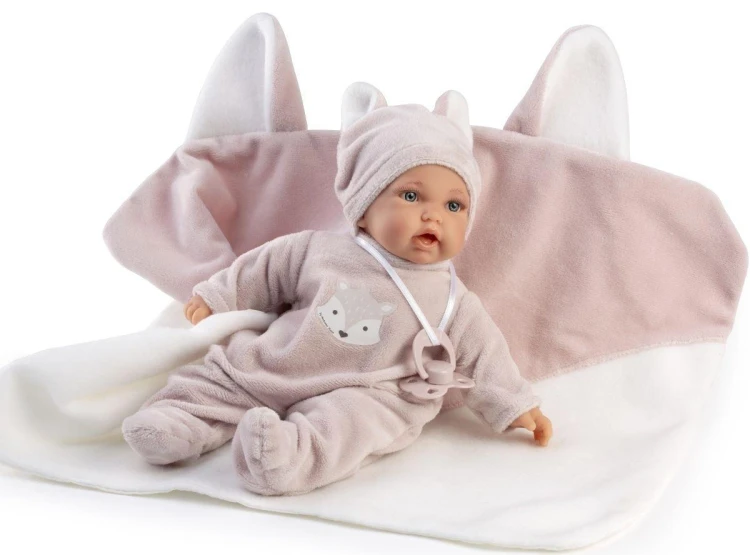 Lalka hiszpańska Petit z kocykiem 27cm