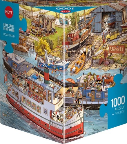 Puzzle 1000 Stocznia (Puzzle+plakat), Heye