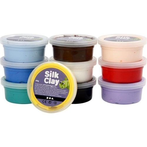 Masa plastyczna Silk Clay 10x40g, Creative Company