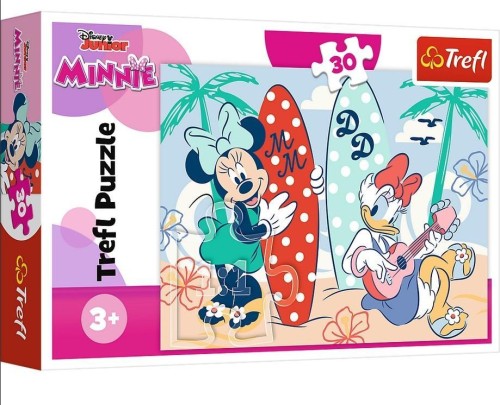 Puzzle 30 Kolorowa Minnie TREFL, Trefl
