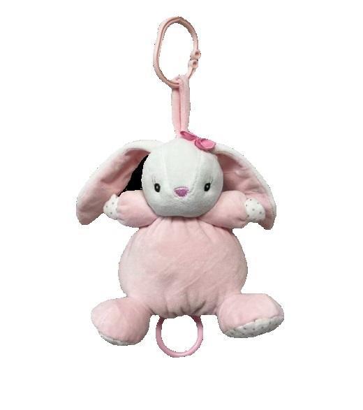 Pozytywka króliczek z kokardką 18cm, Tulilo