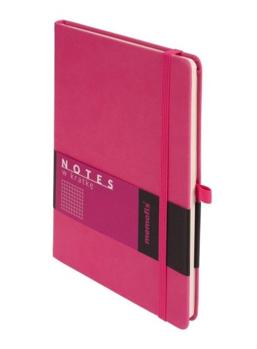 Notes Memofix A5 kratka różowy, Antra