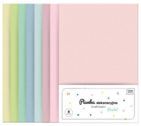 Pianka dekoracyjna 8szt pastel, INTERDRUK