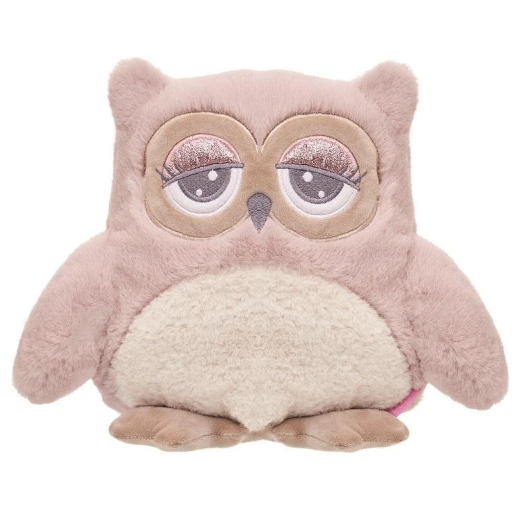 Sowa Abby różowo-kremowa 23cm, Beppe