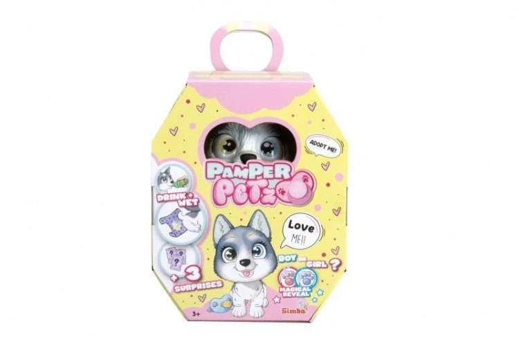 Pamper Petz Husky z akcesoriami, Simba