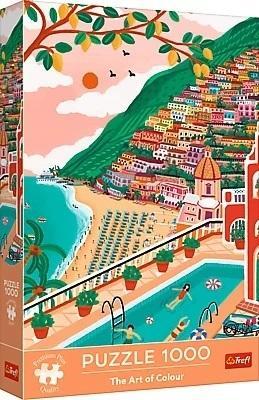 Puzzle 1000 Positano, Włochy TREFL, Trele