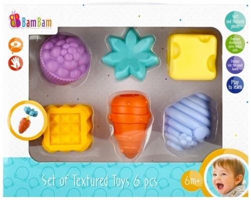 Zabawka sensoryczna 6szt BAM BAM, BAM BAM