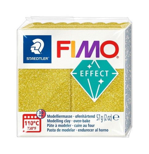 Masa termoutwardzalna Fimo 57g złoty błyszczący
