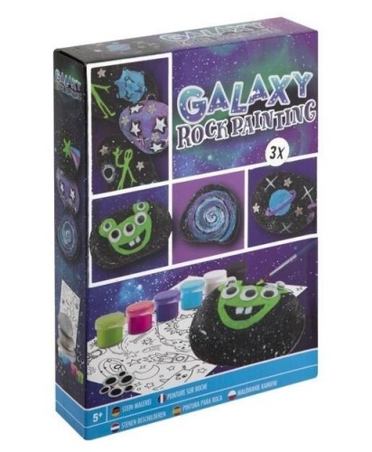 Malowanie po kamieniach Galaxy, Grafix