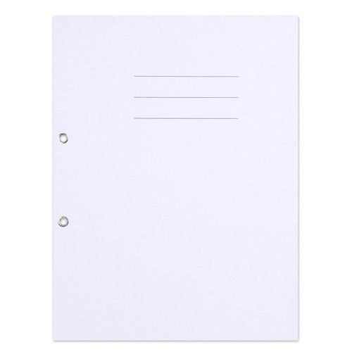 Skoroszyt A4 z oczkiem nadruk biały, Office