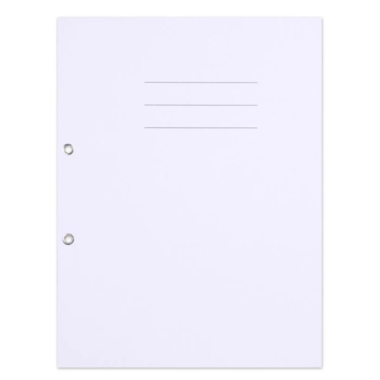 Skoroszyt A4 z oczkiem nadruk biały, Office