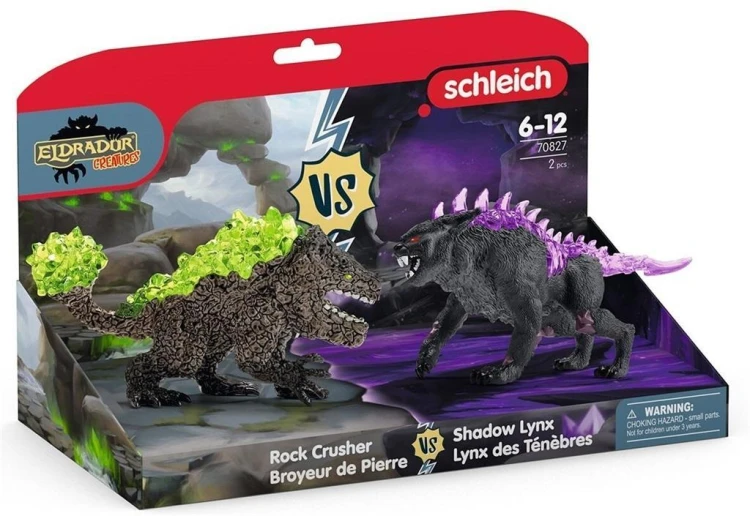 Ryś Cienia vs Kamienna Bestia Eldrador, SCHLEICH