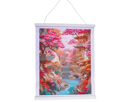 Plakat 35x45cm z mozaiką diamentową Wiśnia, EPEE