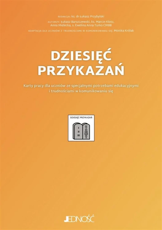Dziesięć przykazań. Karty pracy, praca zbiorowa