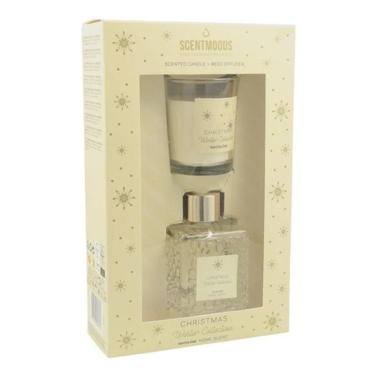 Zestaw świeczka z dyfuzorem Vanilla Oak
