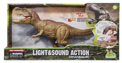 Dinozaur ziejący dymem ze światłem i dźwiękiem