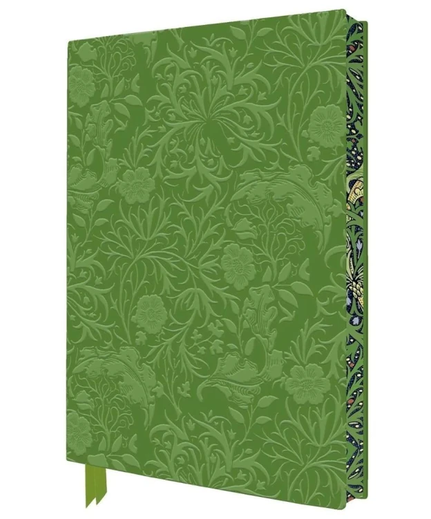 Notatnik A4 gładki BR Wodorosty William Morris
