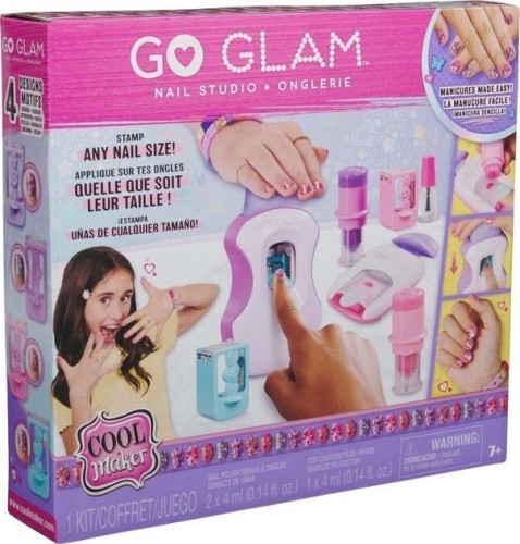 Zestaw do stylizacji paznokci dla dzieci Go Glam