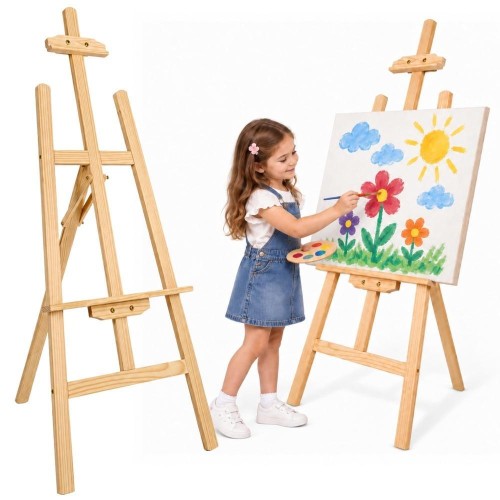 Sztaluga malarska drewniana trójnożna 150cm