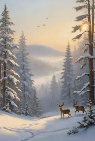 Karnet Boże Narodzenie - Wintertime