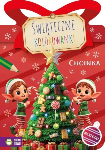Świąteczne kolorowanki. Choinka, praca zbiorowa