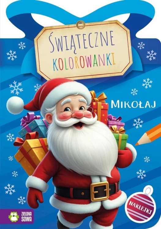 Świąteczne kolorowanki. Mikołaj, praca zbiorowa