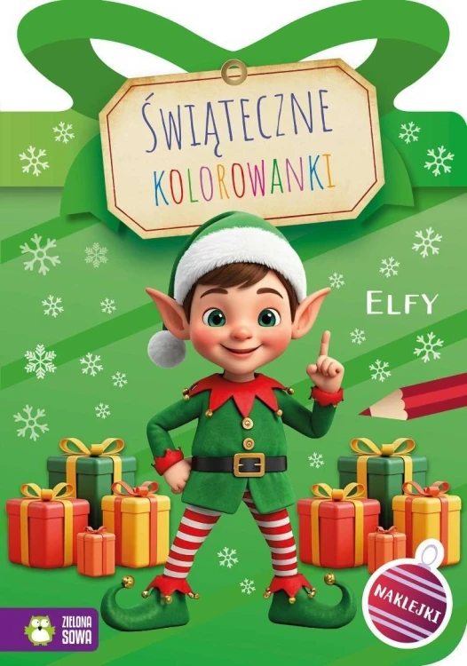 Świąteczne kolorowanki. Elfy, praca zbiorowa
