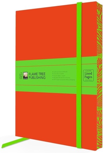 Notatnik A5 linia BR Orange & Lime Green