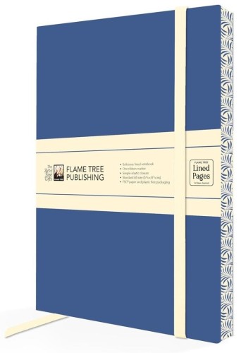 Notatnik A5 linia BR Dark Blue & Cream