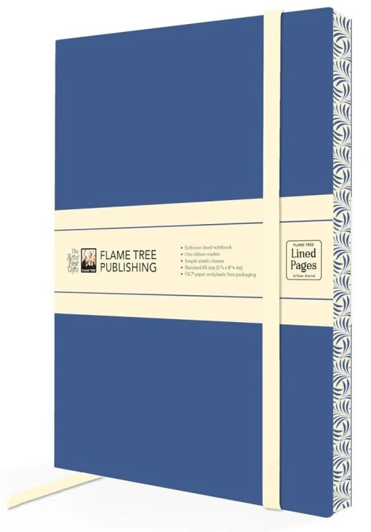 Notatnik A5 linia BR Dark Blue & Cream
