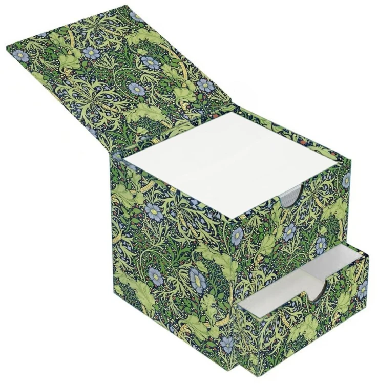 Karteczki biurowe box z szufladą Wodorosty